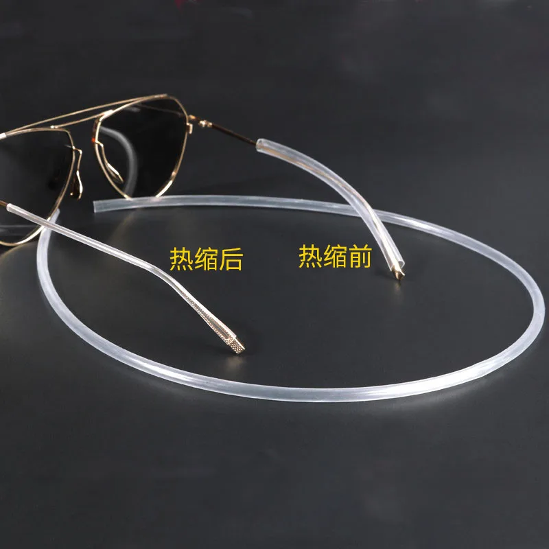 Comfortable Glasses Temple Tips Temples Eyeglasses Parts Metal Eyewear Allergy Cover Allergy Tube