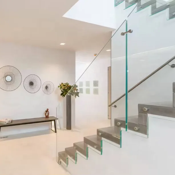 VIKO Modern Led Wooden Stairs Mono Stringer Staircase Stair Step