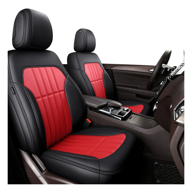 Custom Made Car Seat Cover for 5 Seaters Luxury High Quality Leather Original Seat Kits for Mercedes Benz w204 w205 w211 w203