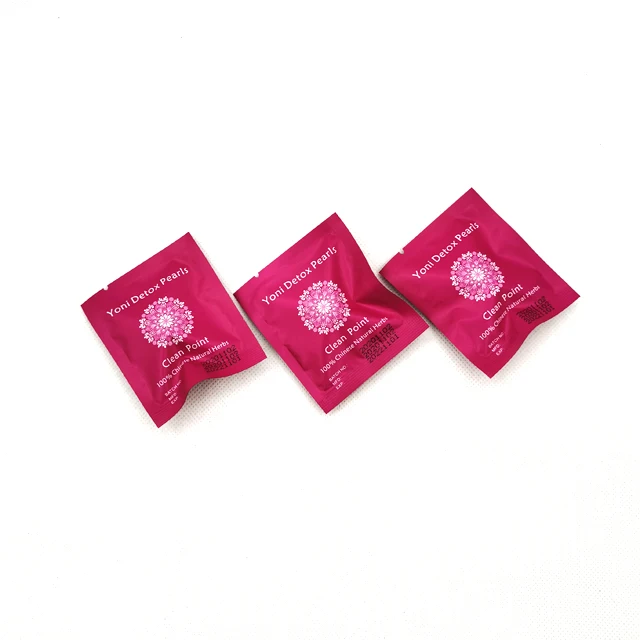  Hot sale products 100% natural yoni detox pearls in women custom