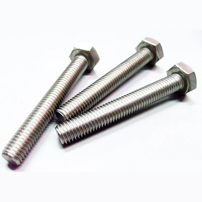 Stainless Steel Hexagon Head Bolt DIN933 SUS 304 Bolts Factory Price Supply