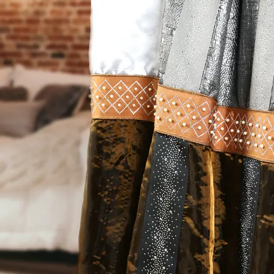 Jblsum Wholesale 8cm Width Curtain Accessories Bead Woven Pearls Lace Fringe Trim For Cushion