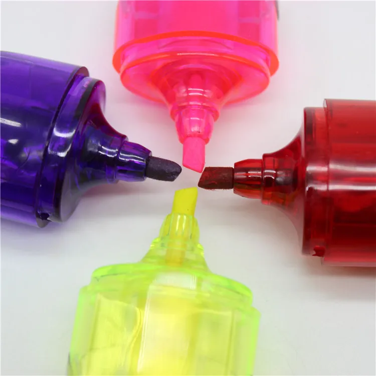 pink pens custom logo highlighter marker mini pen