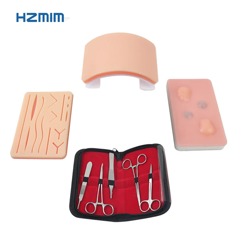 High Quality Complete Suture Practice Kit De Practice De Sutura, Suture Kit Skin Suture Pad