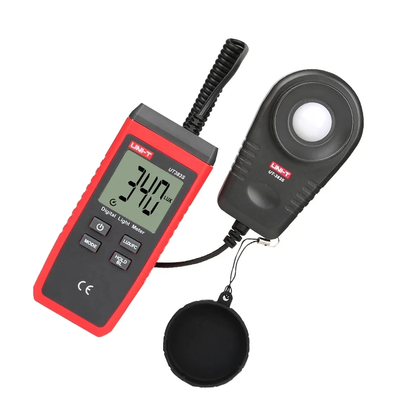 UNI-T UT383S Digital Light Meter Lux / FC Meters Luminometer Photometer 200,000 Lux Luminometer Photometer Measure Tester