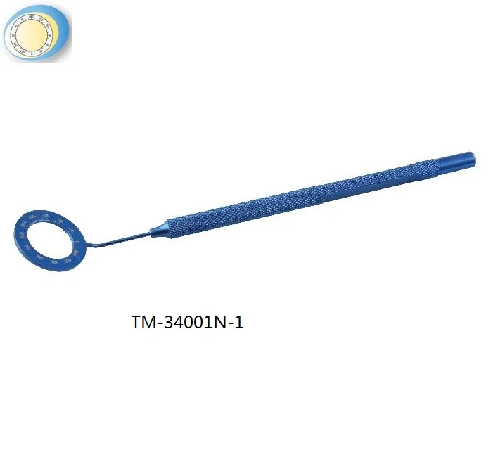 Mendez Degree Gauge, Titanium ophthalmic surgical instruments,  TM-34001N-1