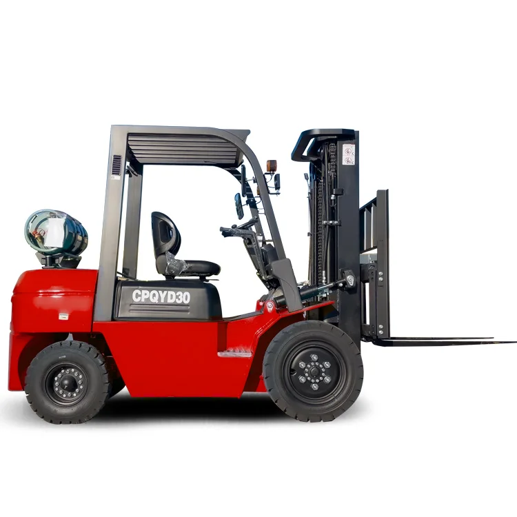 LPG CNG Forklift truck 3ton 4ton 5ton 6 ton 7 tons lpg/gasoline forklifts with duplex triple full free mast