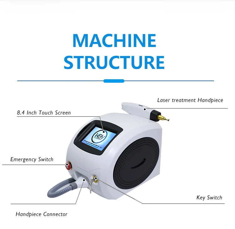 Factory Price for Best ND YAG Laser Tattoo Removal Machine 532/1064/1320nm Powerful Q Switched  ND YAG Laser Skin  Treatment S