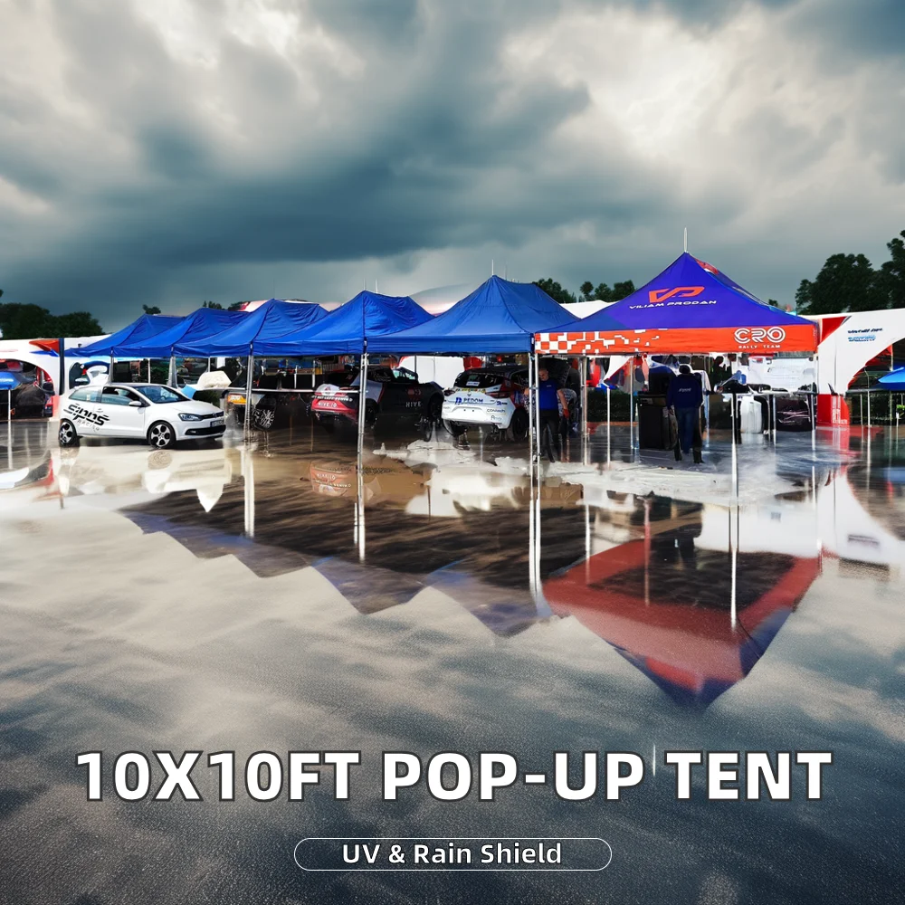 Waterproof 3x6ft Aluminium Steel Pop-up Exhibition Tent 10x10ft Outdoor Folding Gazebo Event Advertising Canopy 5m Party Wedding