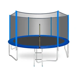 Factory Custom size large trampoline with net for outdoor park
