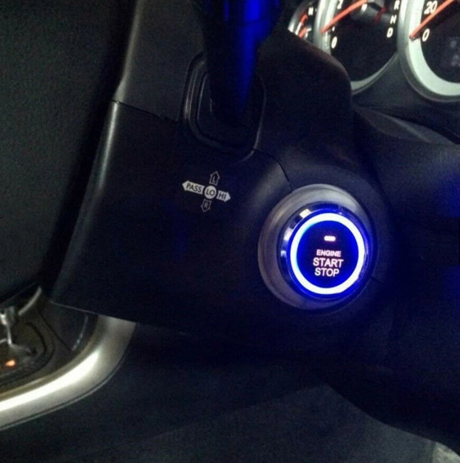 12V Авто Кнопка запуска двигателя система входа без ключа зажигания стартера