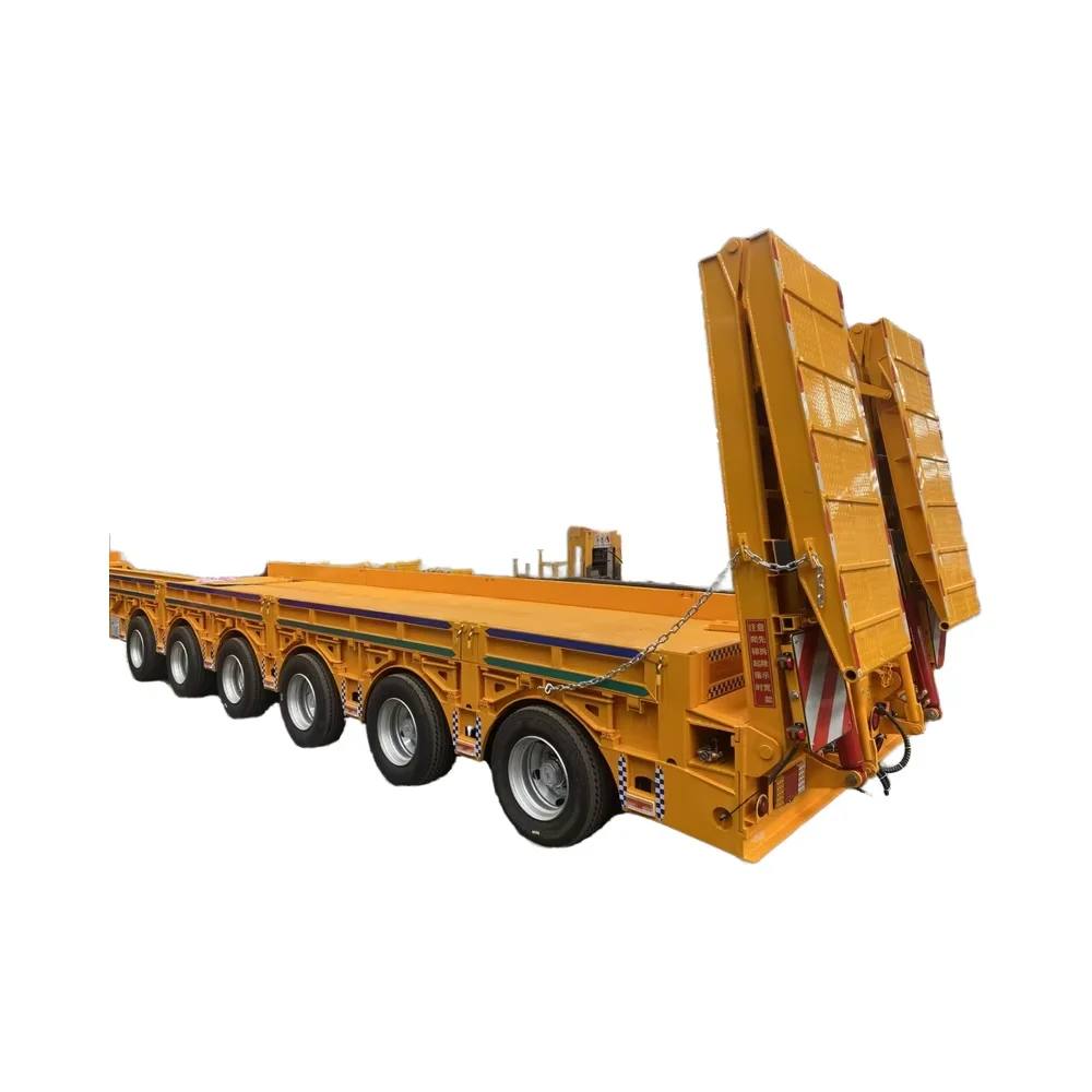 Cimc 6 axle front three axles can be prompted to draw the body of a special low-panel semi-trailer