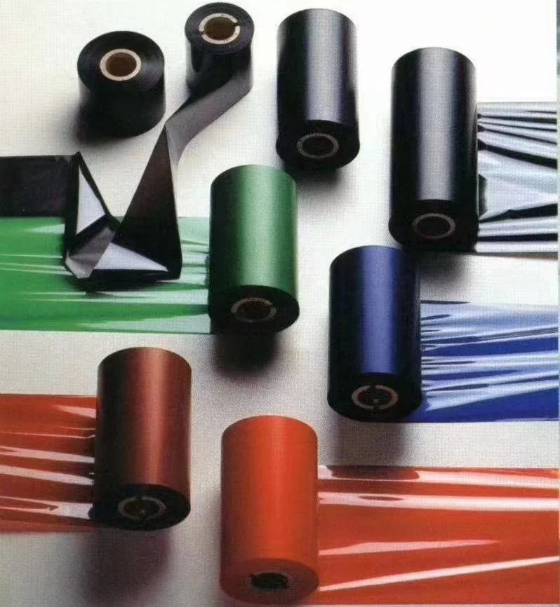 High quality bar code ribbon heat transfer typewriter resin black ribbon