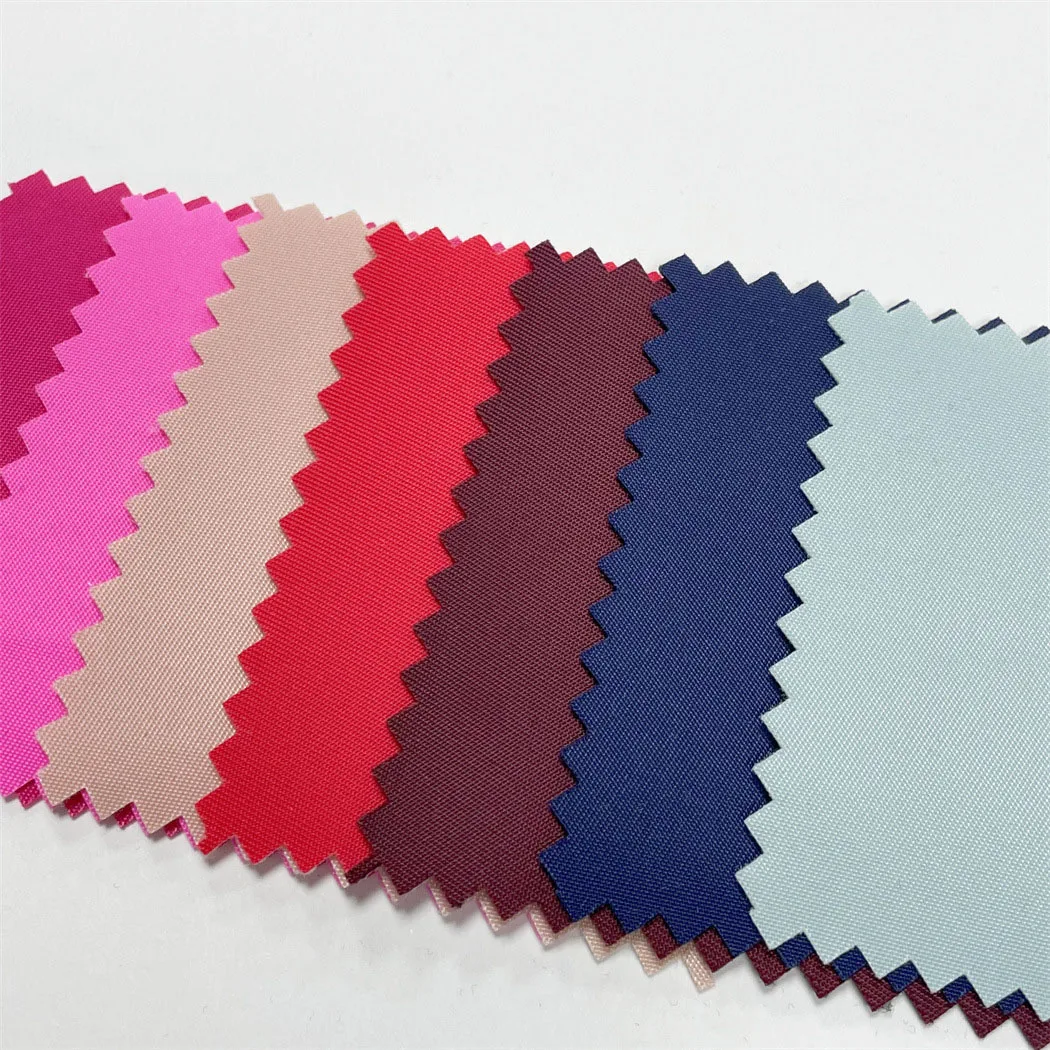 customizable twill recycled nylon oxford fabric waterproof composite knitted fabric for windbreaker bag backpack