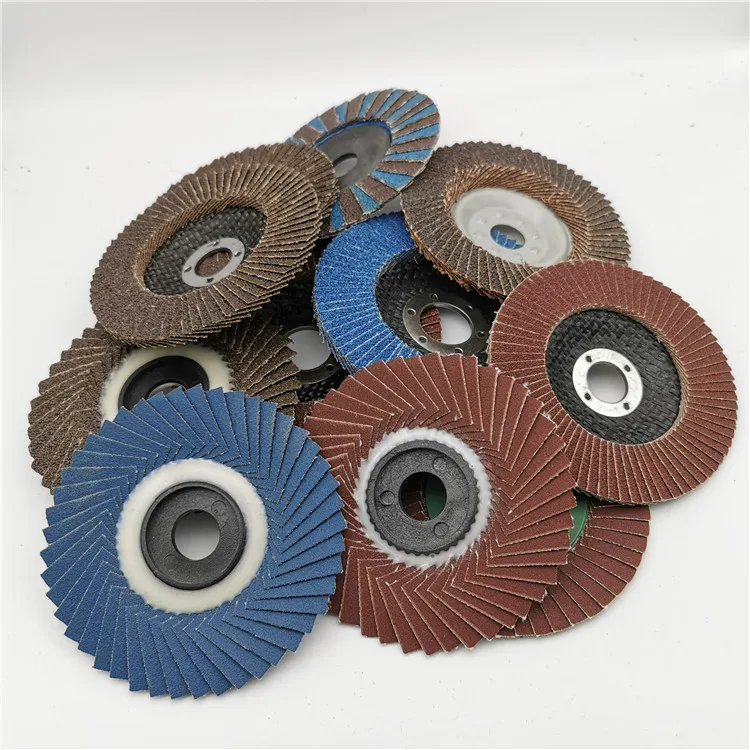 p60 Coated abrasive stainless steel sanding abrasive flap disc