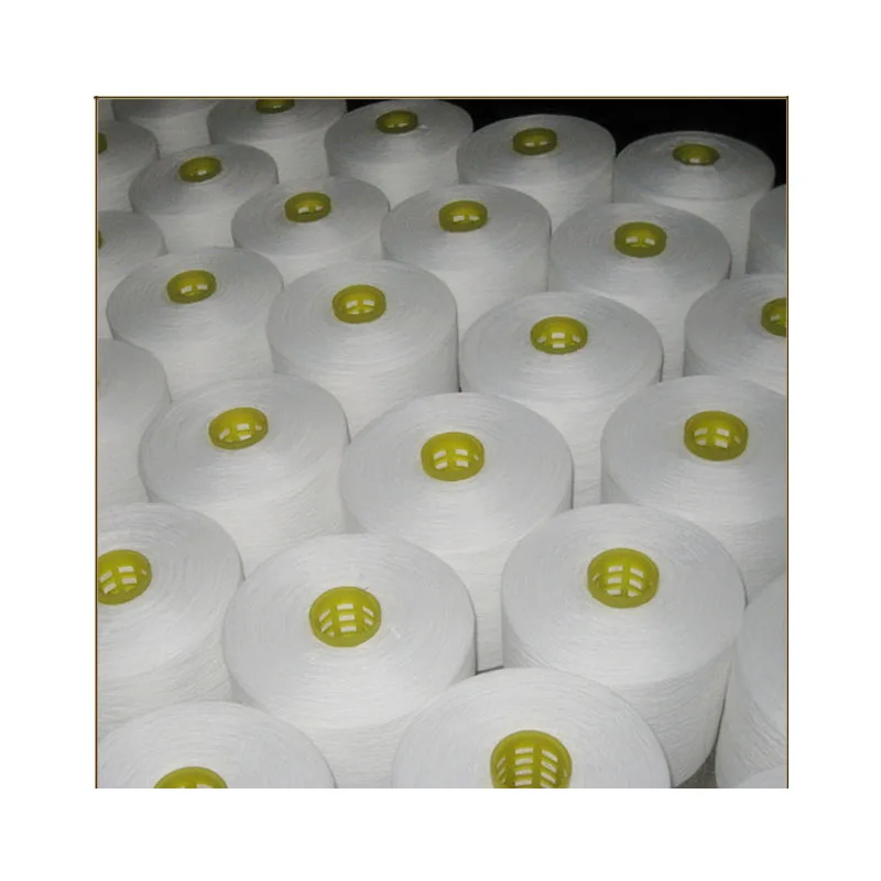 Пошив материалов швейная нить скрученные полиэфирные нитки пряжа 100% полиэфирная