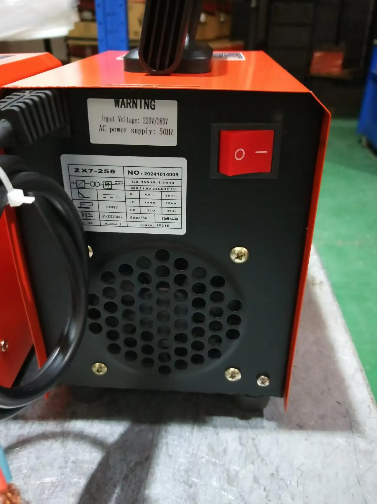 Hot Selling superior quality Inverter MMA ZX7--255A Welding Machine With Good Price