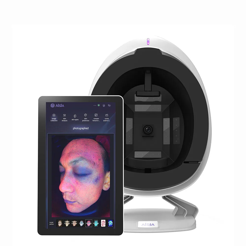 Professional Digital Magic 3D Skin Analyzer Facial Machine Skin Analysis Scanner With i Pad Facial Skin Analyzer Machine