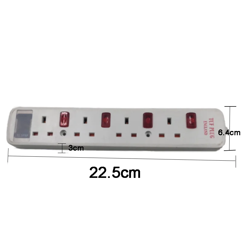Residential universal multi plug sockets ,UK socket with shutter