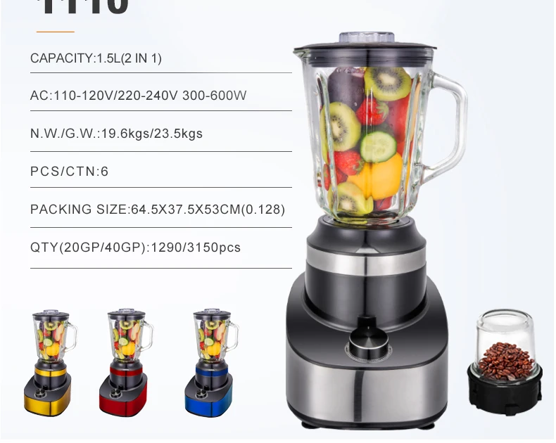 Leazo Customized CE certified portable 6/8 Blades hand juice mixer cup mini juicer fruit smoothie maker blender