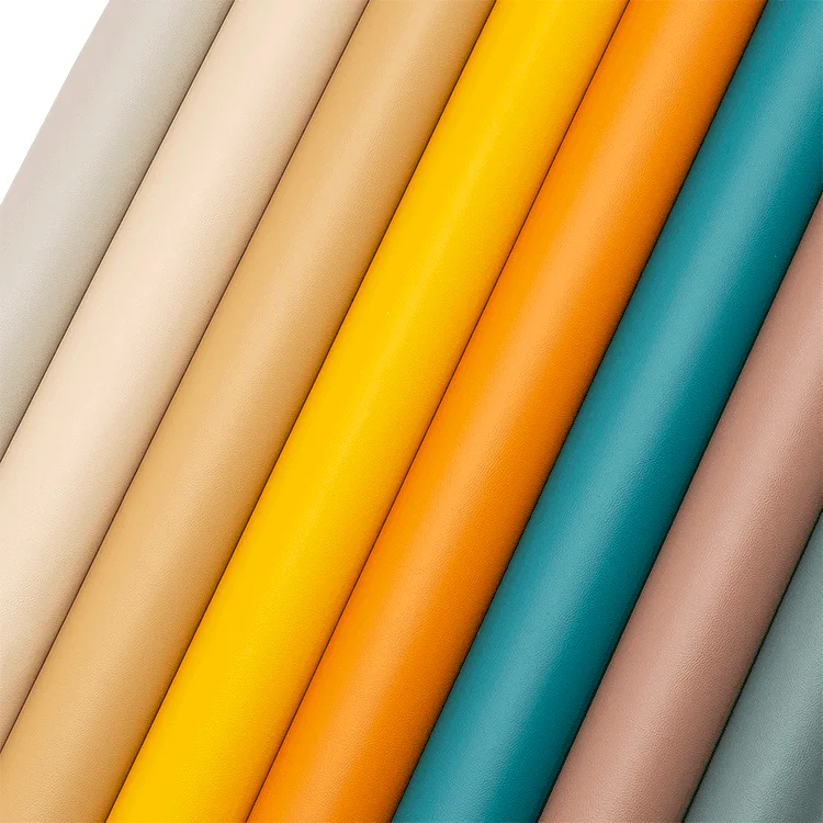 Abrasion-resistant And Waterproof Mercerized Velvet Base Nappa Artificial Leather For Furniture Home Decor