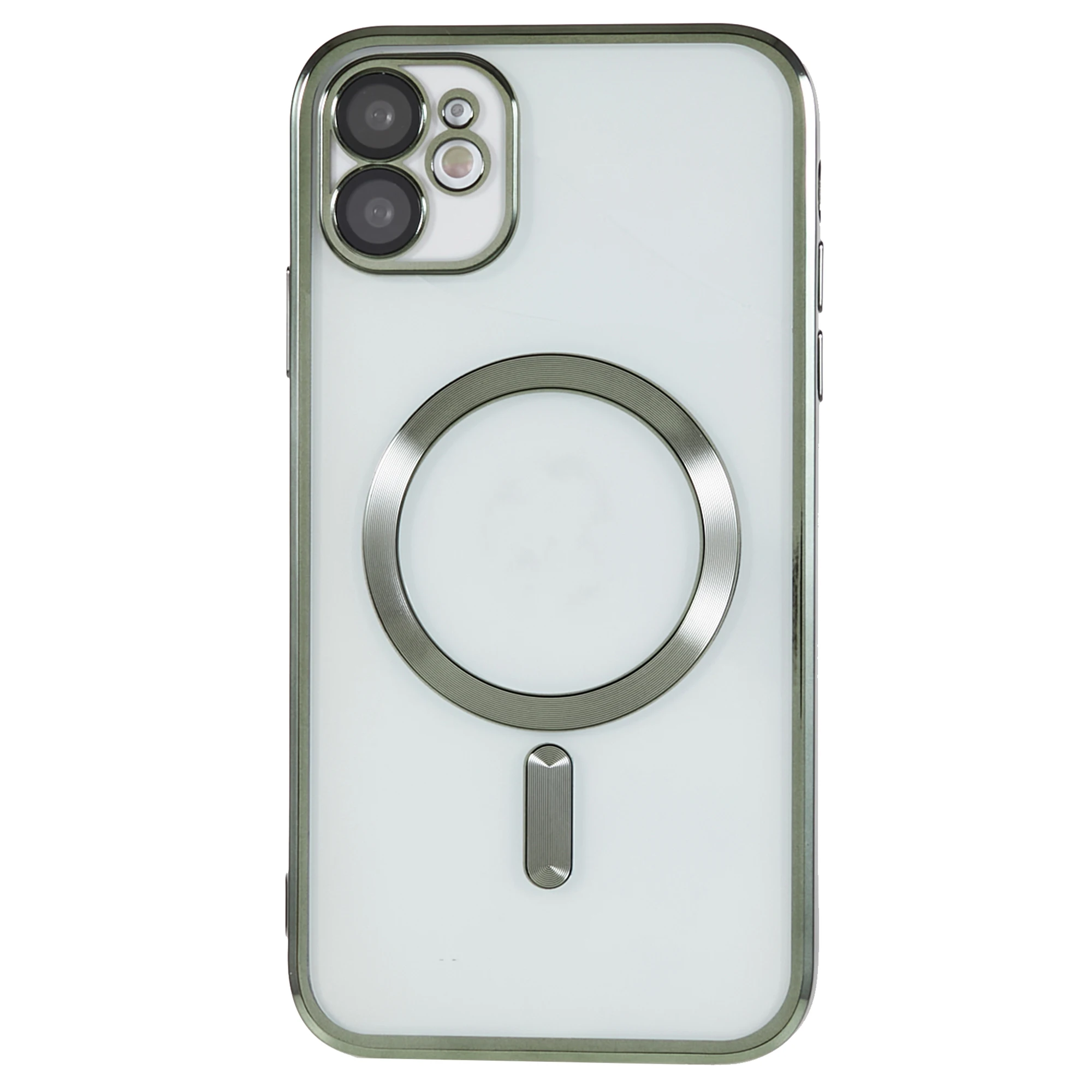 Magnetic Phone Case Compatible with PC Lens Protector Phone TPU Cover For iPhone 12 Pro