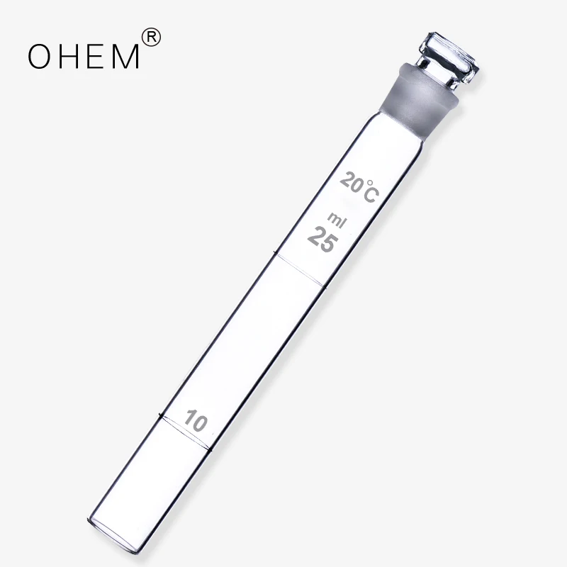 High Quality thin test tube 25ml High transparency Glass Colorimetric Tube