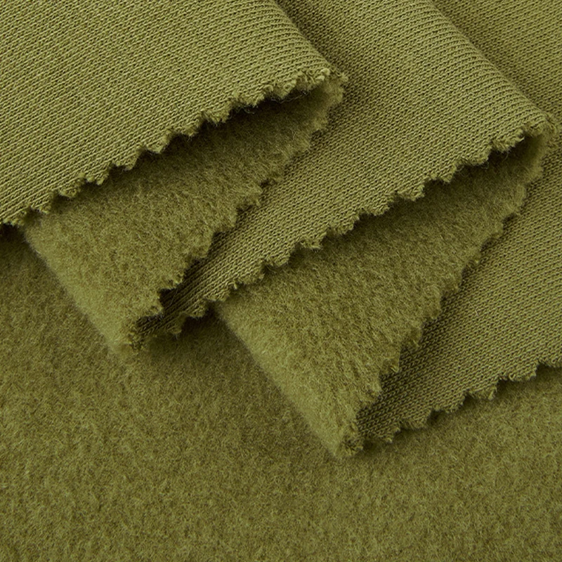 Best-selling Hoodie Fabric Material Wool Sherpa Fleece for Blanket Hoodies 400gsm Cotton