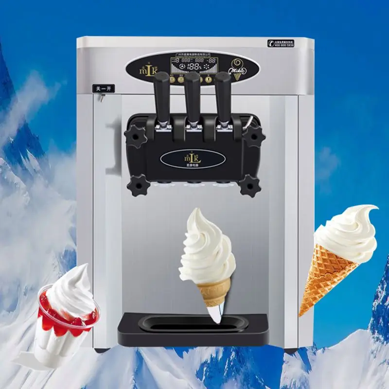 Широко используемый Maquina De helados Фреска агрегат для производства мягкого мороженого с высоким качеством