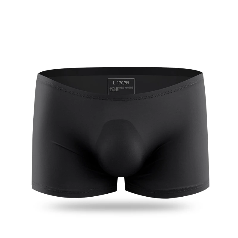 Solid Color Seamless Underwear Boys Underwear Boxer Shorts