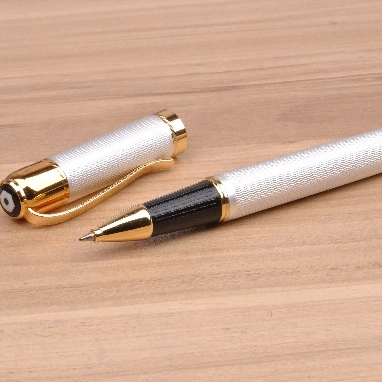 High quality promotional luxury metal ink pen with laser logo