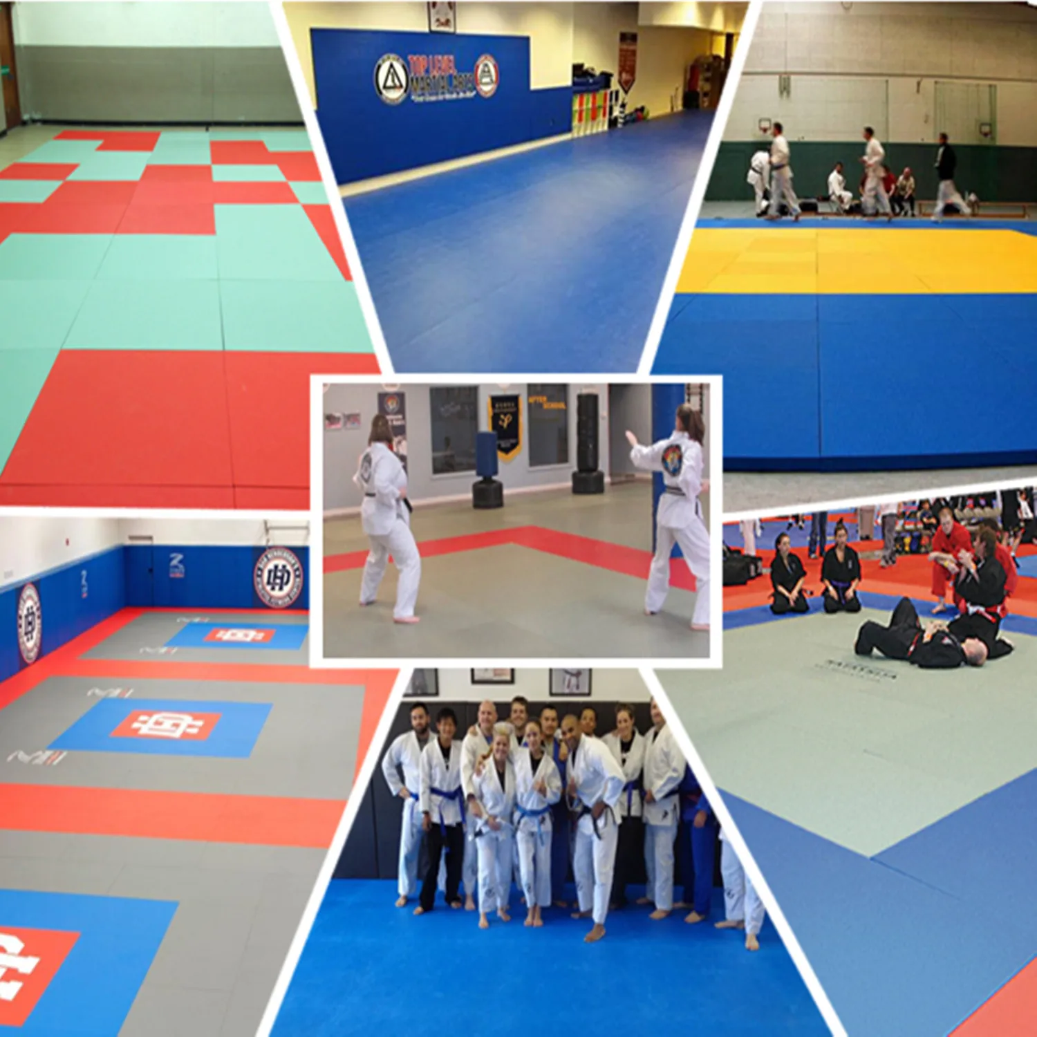 610GSM 650GSM Anti-slip PVC Coated Tarpaulin Fabric for Tatami Judo Gym Mat