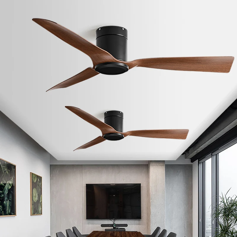 OEM/ODM 52 inch variable frequency ceiling fan modern all copper motor 3 Abs blades with remote control ceiling fan