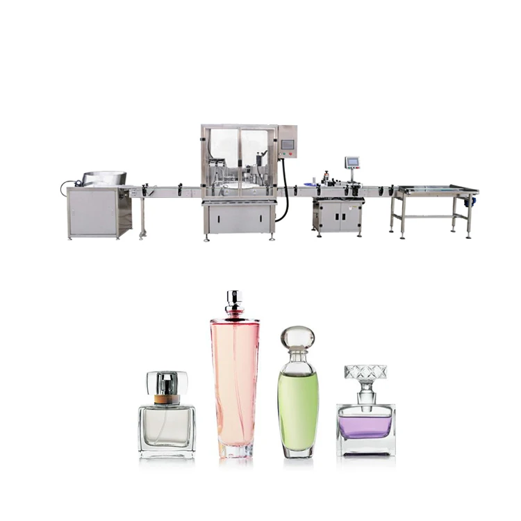 Automatic 50-100ml Small Perfume Bottle Filling Machine Glass Bottle Liquid Perfume Filling Machine
