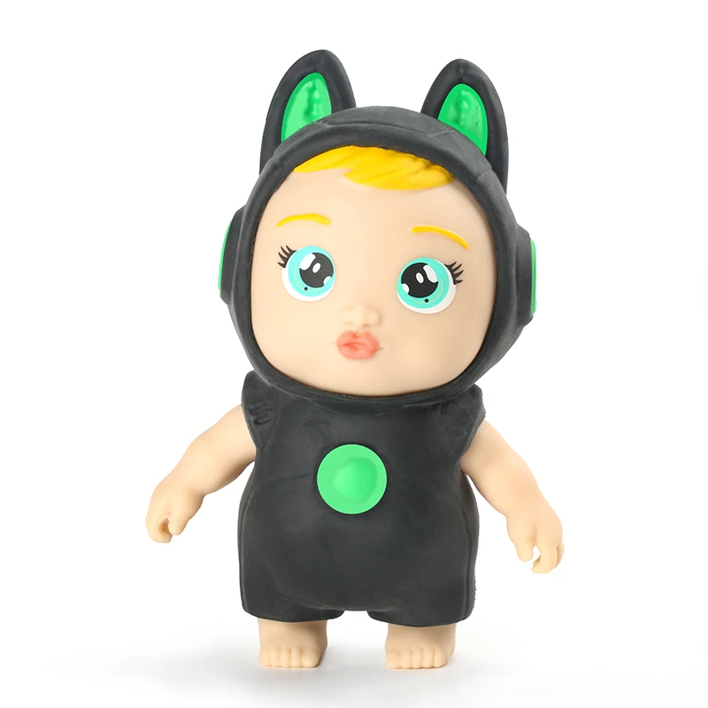 Trending 2024 OEM squishy toys cute baby planet dress up DIY labubu stuffed animals toys slime fidget toys for kids