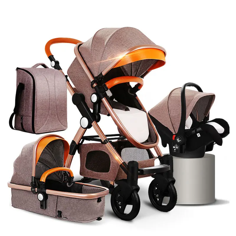 China 4 In 1 Baby Buggy, Buy Luxury Foldable Baby Carriage, European Alloy Baby Stroller/