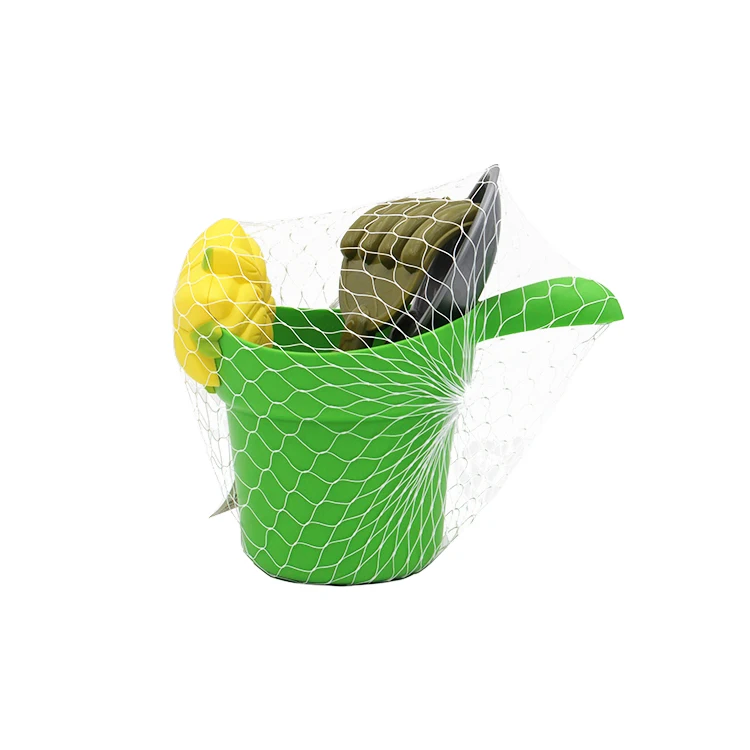 Eco Friendly Summer Water Toy Green stars Baby Bucket Tools Play Set Sand Beach Toy For Kids