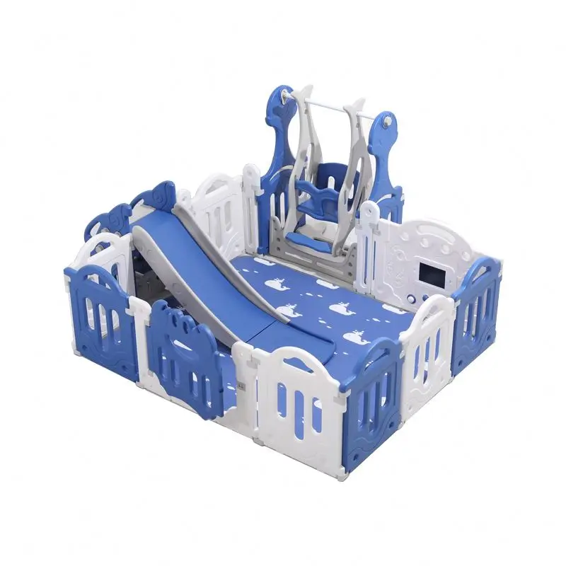 2024 toddler dubai foldable plastic kids baby playard safety playpen game board fence with mat for baby foldable