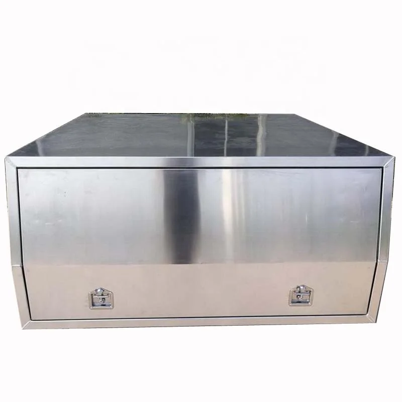 2024 custom made waterproof aluminum ute canopy tool box trailer pick up aluminum truck box for trailers trucks