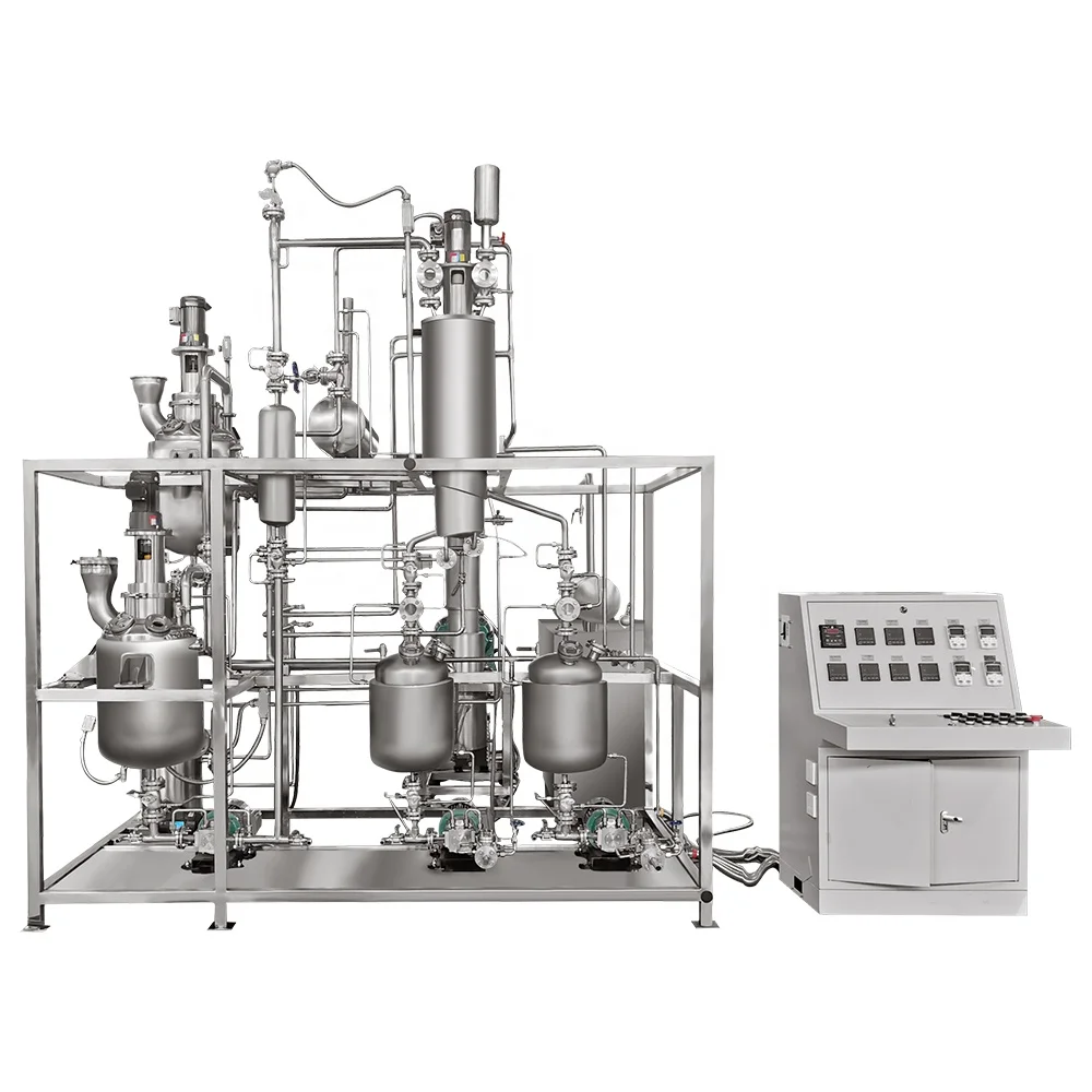 
West Tune WTMD 0.5m2 single stage all stainless steel wiped film molecular distillation Machine with Stirring Function 
