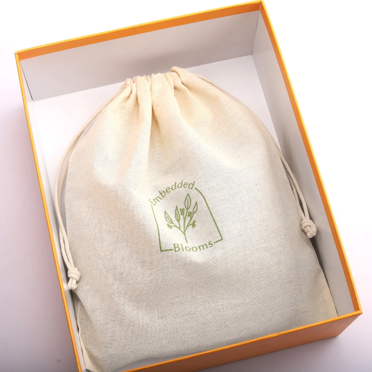 Custom Organic Cotton Drawstring Hangover Kit Shoe Hair Dryer Storage Bags High Natural Reusable Muslin Shopping Gift Dust Pouch