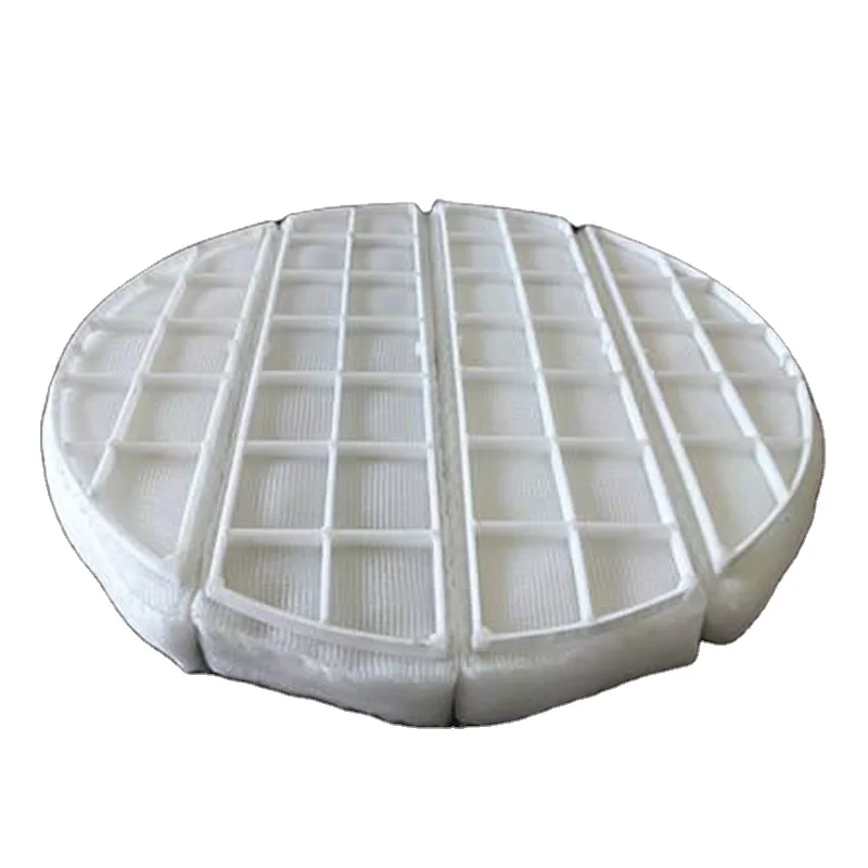 Plastic PP/PTFE Knitted Filter Mesh Demister Oil Gas Liquid Separator Mist Eliminator