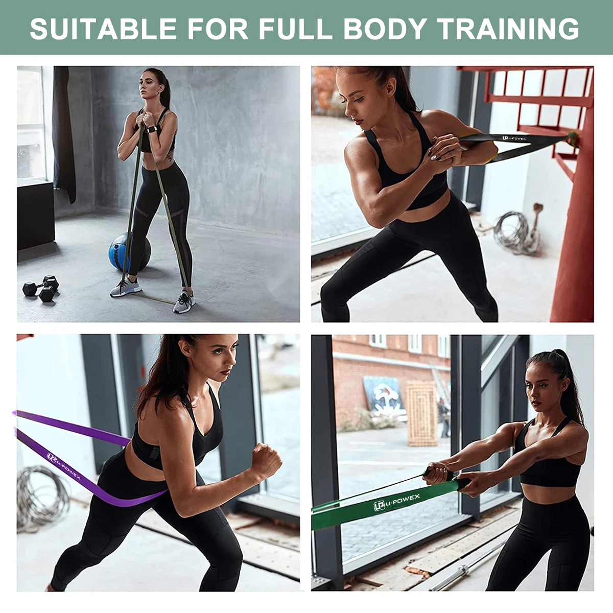 Heavy Duty Latex Resistance Band Exercise Elastic Training Band For Sport Strength Pull Up Assist Bands