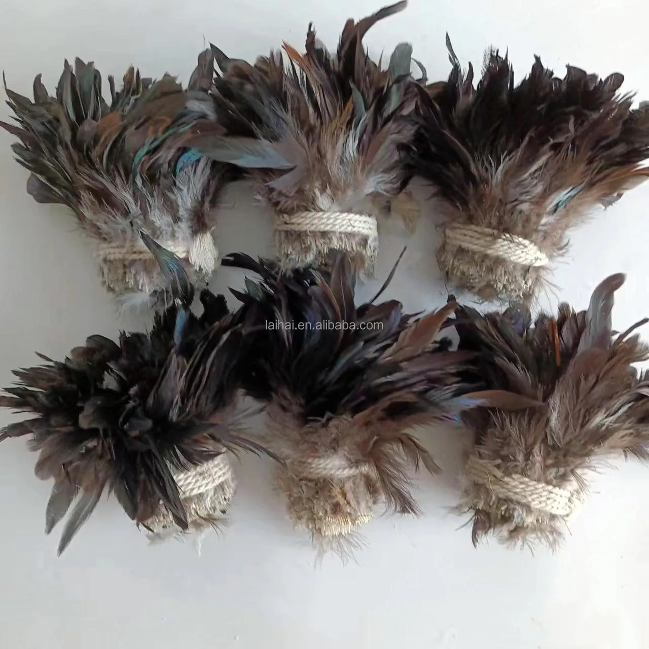 Декоративные перья петуха, 10-15 см