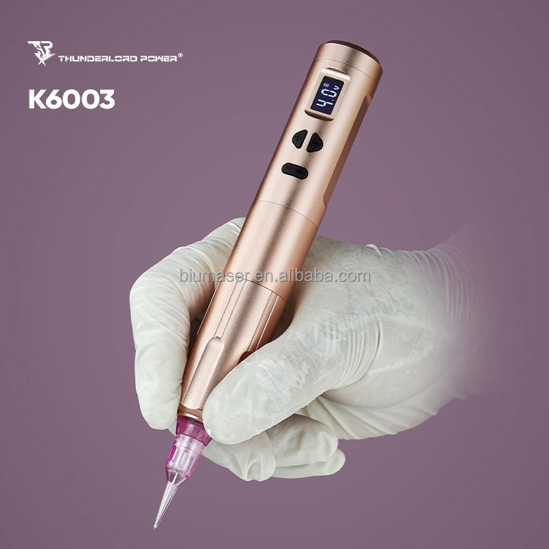 K6003 Wireless/Cordless permanent makeup Tatoo Machine - Built In Battery - Ombre Powder Brows Microblading Shading Eyeliner Lip