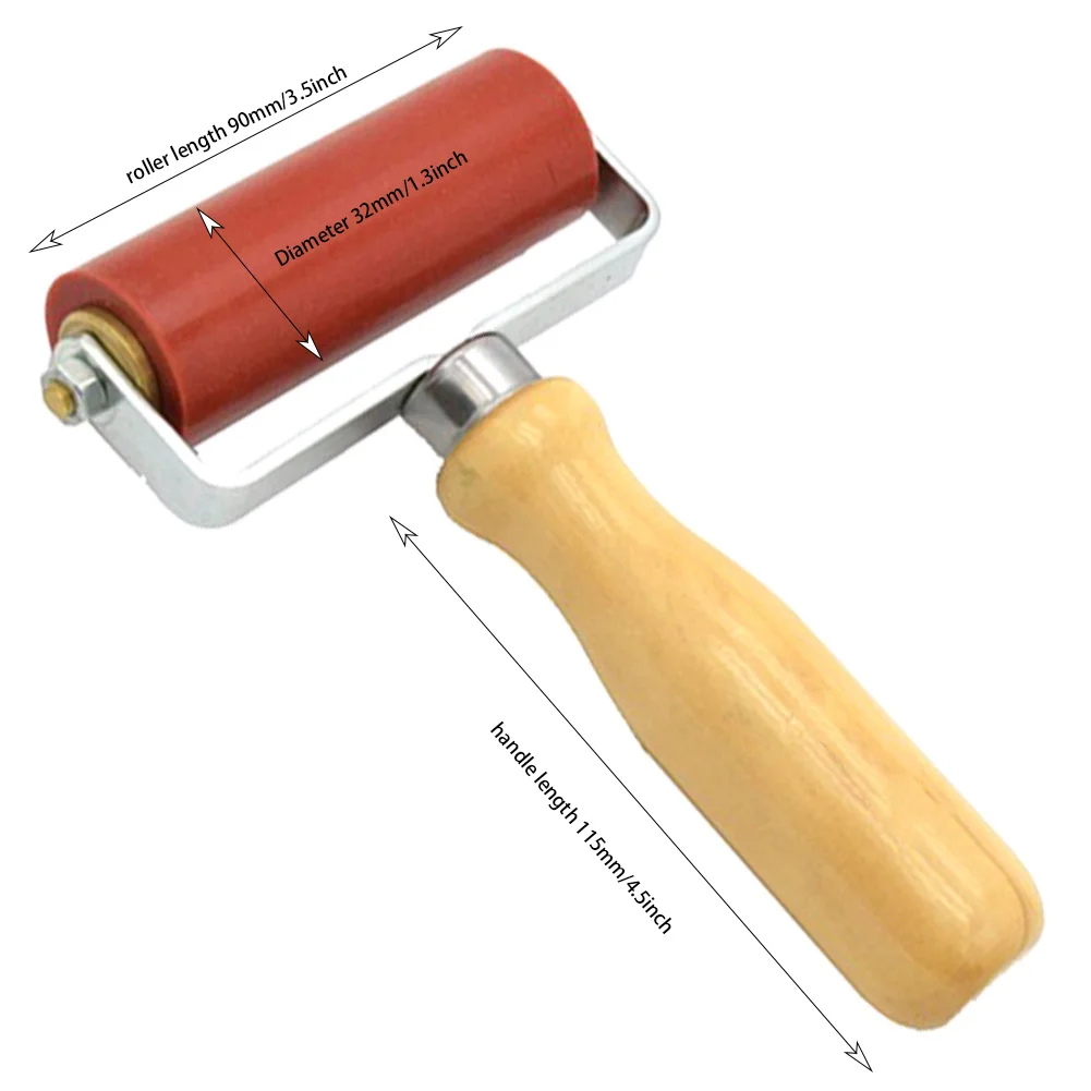 90mm Silicone Seam Roller for Roofing Tape and Vinyl Plank Flooring, 4 Inch Wide Seam Rollers for RV Roofing Tape