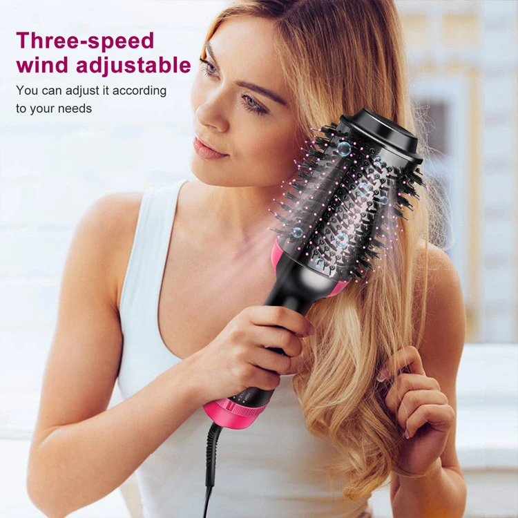 
Simple Household Hair Curl Beauty Machine 3 In1 Styling Brush Negative Ion Auto Styler Hairclipper 