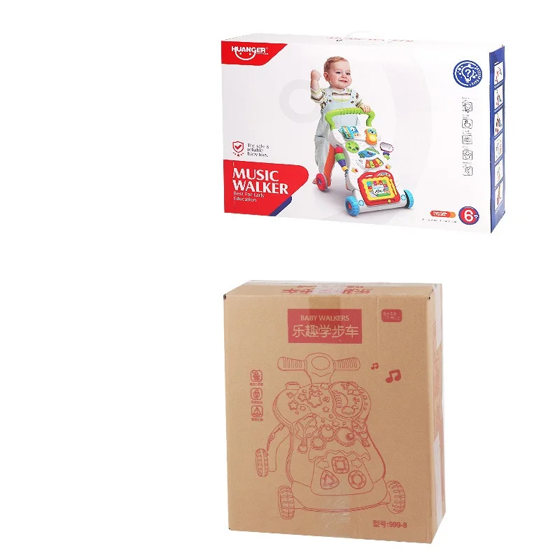 Wholesale Toddler Trolley Infant Fitness Multifunctional With Wheel For Learning Music Baby Walkers