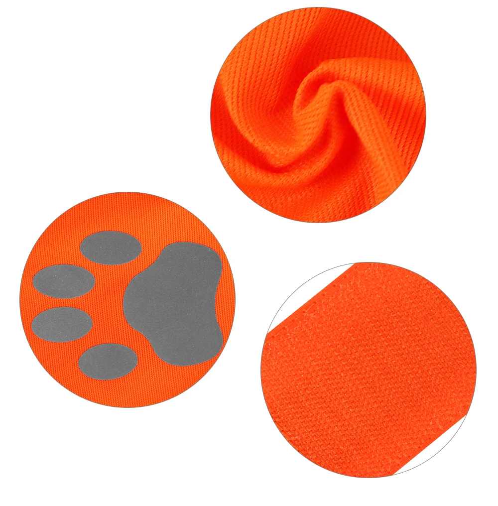 Светоотражающая Одежда для собак, жилет для собак с высокой видимостью, водонепроницаемая Защитная жилетка