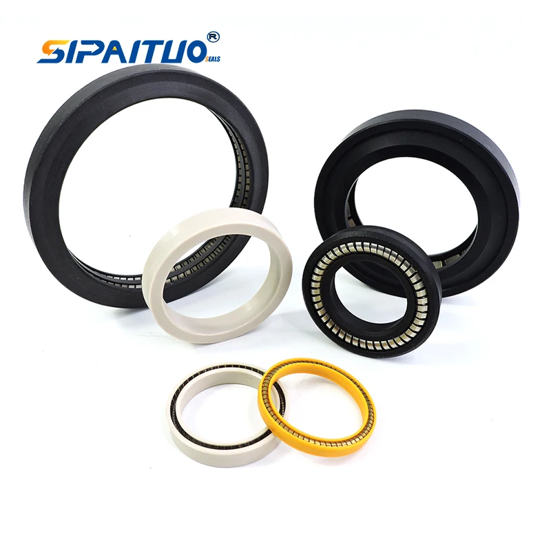 Carbon Filled Ptfe Spring Energized Rod Seal graphite filled fkm spring energized seals